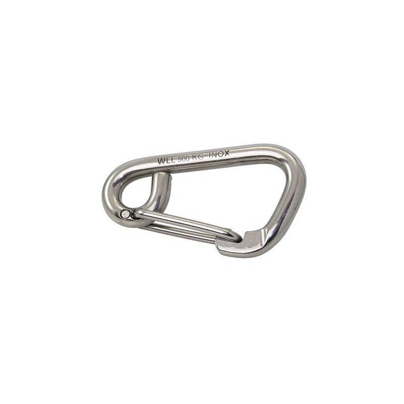 WICHARD Karabiner asym. mit Auge A4 8x80mm