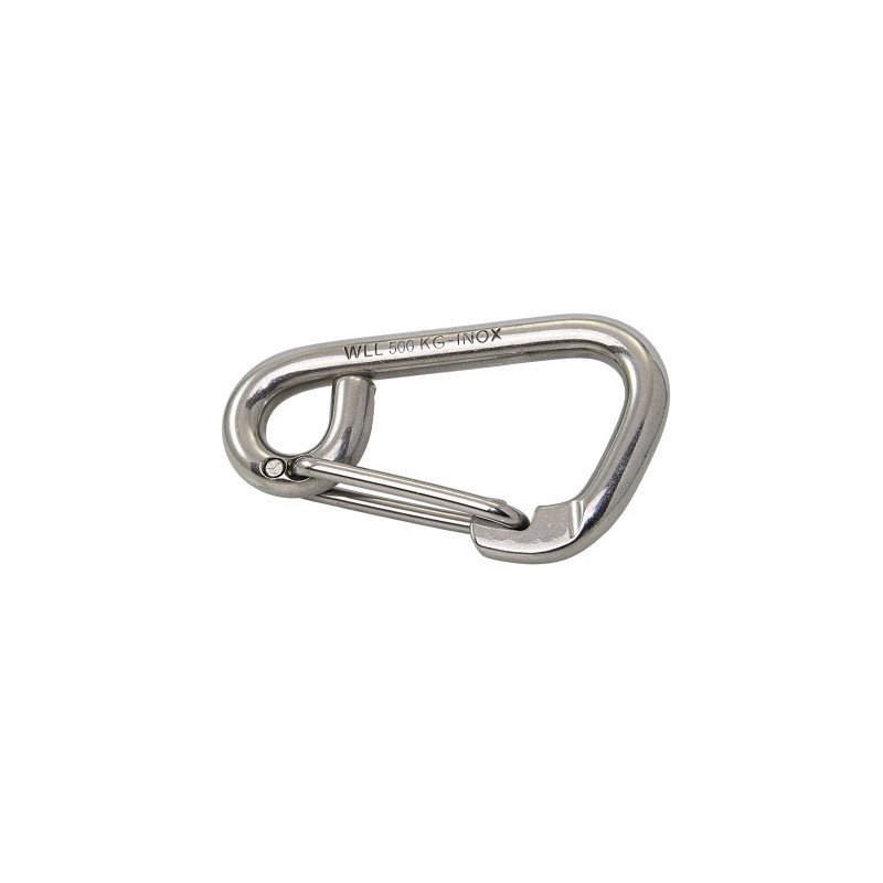 WICHARD Karabiner asym. mit Auge A4 8x80mm SB-Pack