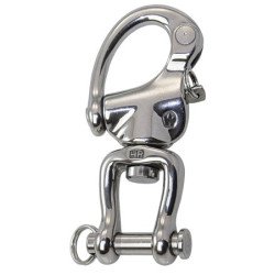 WICHARD Schnappschäkel mit Wirbelschäkel C3 70mm, Pin 6mm SB-Pack