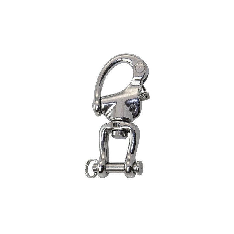 WICHARD Schnappschäkel mit Wirbelschäkel C3 90mm, Pin 7mm SB-Pack