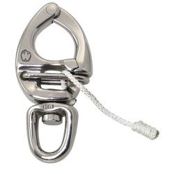 WICHARD Schnappschäkel Regatta mit Wirbelauge C3 70mm SB-Pack