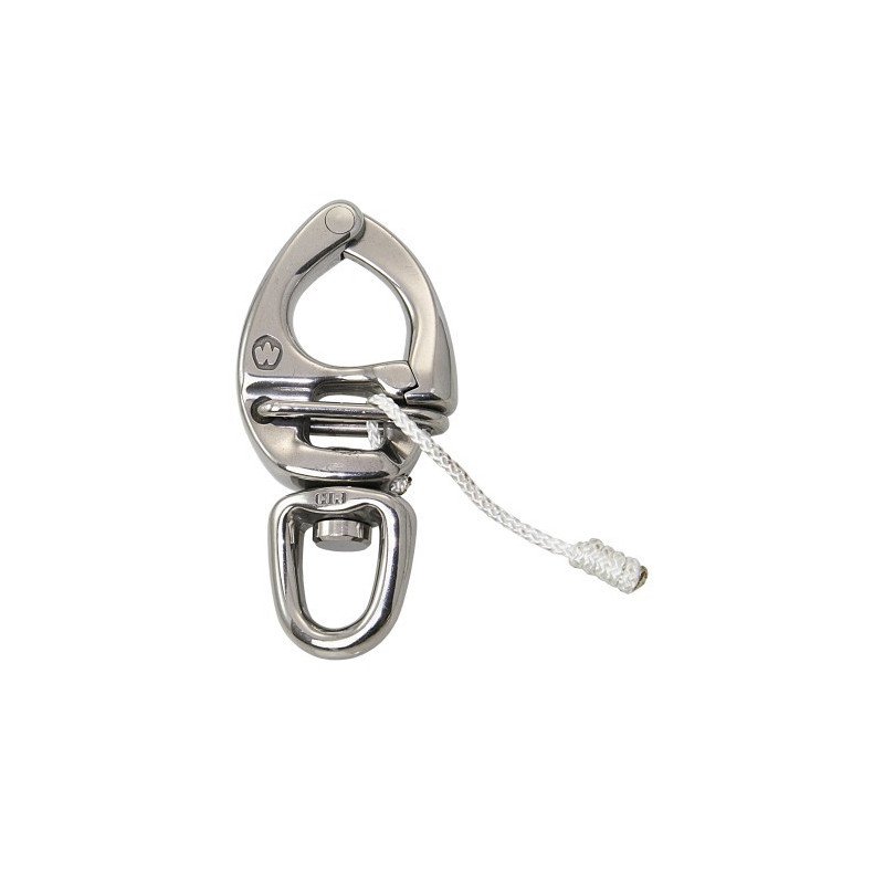WICHARD Schnappschäkel Regatta mit Wirbelauge C3 70mm SB-Pack