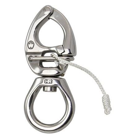 WICHARD Schnappschäkel Regatta mit Wirbelauge groß C3 110mm SB-Pack