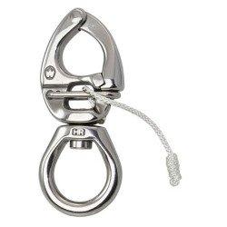 WICHARD Schnappschäkel Regatta mit Wirbelauge groß C3 120mm SB-Pack