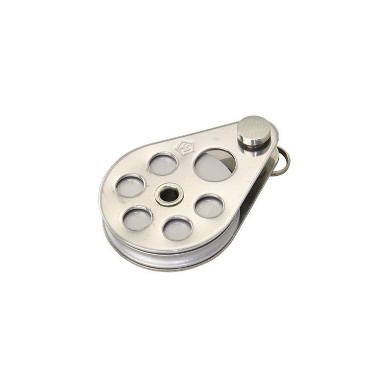 WICHARD Einfachblock gleitl. 24mm, Drahtseil 3mm, Alurolle, Steckbolzen WICHARD Einfachblock gleitl. 24mm, Drahtseil 3mm, Alurolle, Steckbolzen
