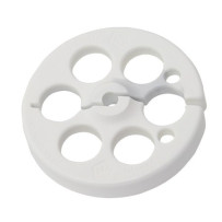 WICHARD Wantenroller Kunststoff für Drahtseil 6-10mm 2St. SB-Pack