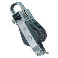 WICHARD Doppelblock gleitl. 18mm, Seil 4-6mm, Schäkel, U-Bügel