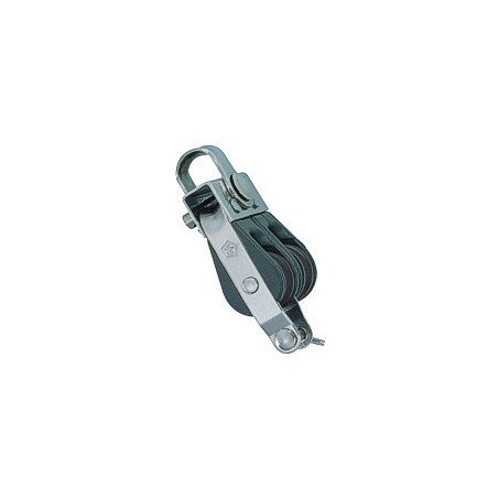 WICHARD Doppelblock gleitl. 18mm, Seil 4-6mm, Schäkel, U-Bügel