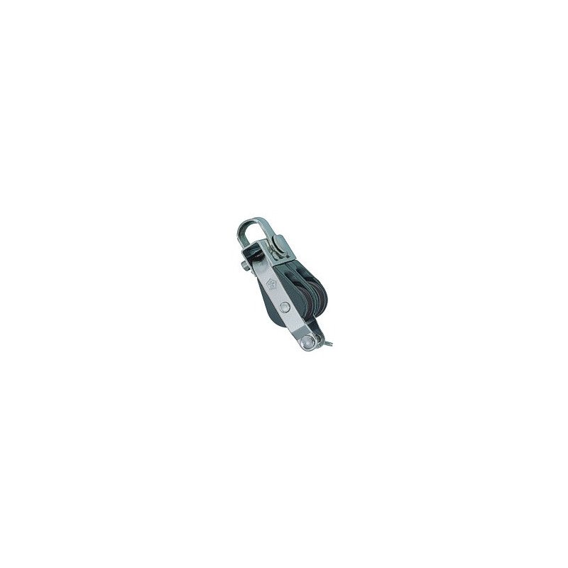 WICHARD Doppelblock gleitl. 25mm, Seil 6-8mm, Schäkel, U-Bügel WICHARD Doppelblock gleitl. 25mm, Seil 6-8mm, Schäkel, U-Bügel