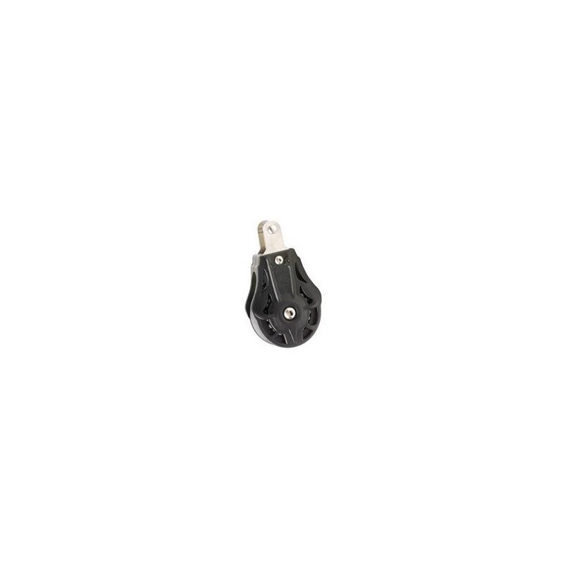 WICHARD Einfachblock gleitl. 45mm, Seil 10mm, Gabel