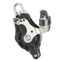 WICHARD Einfachblock gleitl. 55mm, Seil 12mm, Wirbelsch, U-Bügel, Klemme