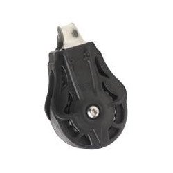 WICHARD Einfachblock gleitl. 55mm, Seil 12mm, Auge