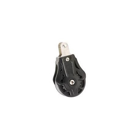 WICHARD Einfachblock gleitl. 55mm, Seil 12mm, Gabel