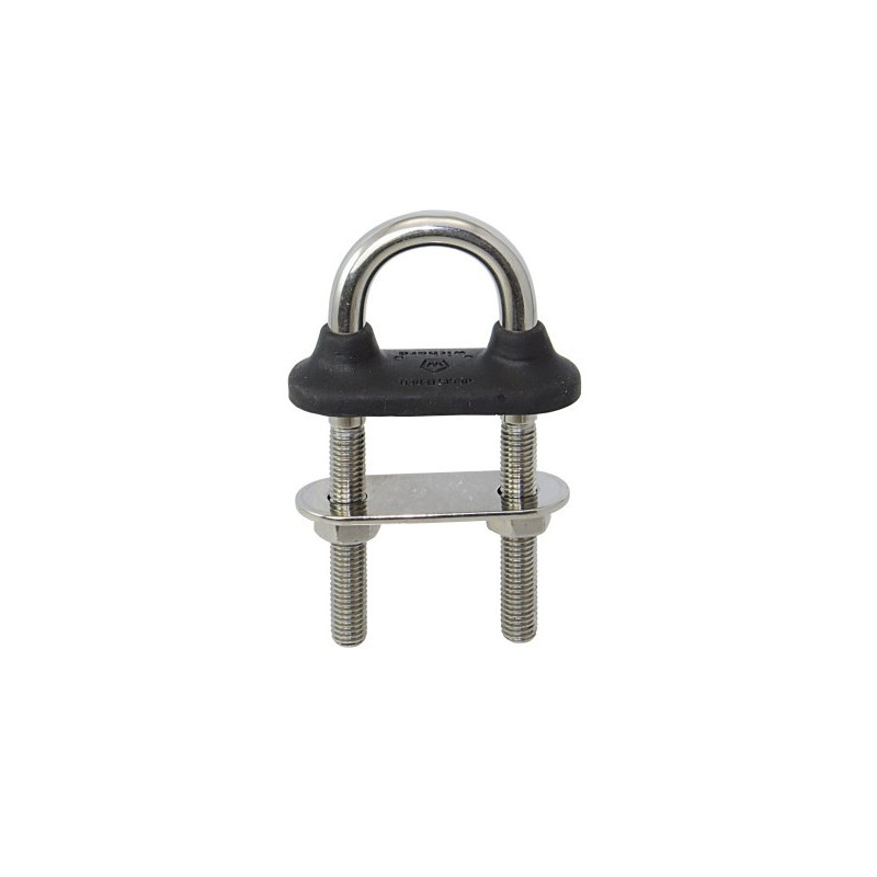 WICHARD U-Bolzen mit Gummikappe A4L M5x60mm schwarz SB-Pack