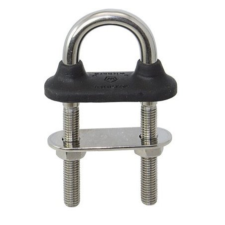 WICHARD U-Bolzen mit Gummikappe A4L M6x90mm schwarz SB-Pack