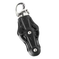 WICHARD Violinblock gleitl. 70mm, Seil 14mm, Schnappschäkel