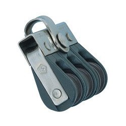 WICHARD Dreifachblock kugell. 18mm Seil 4-6mm, Schäkel