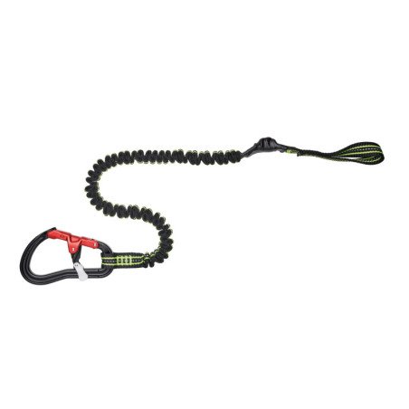 WICHARD Lifeline ProLine mit 1 Alu-Karabiner, Schlaufe und Stretchgurt 1,4m