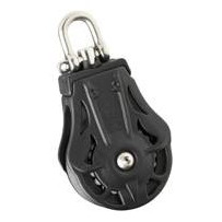 WICHARD Einfachblock kugell. 35mm, Seil 8-9mm, Wirbelschäkel