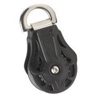 WICHARD Einfachblock kugell. 45mm, Seil 10mm, D-Ring