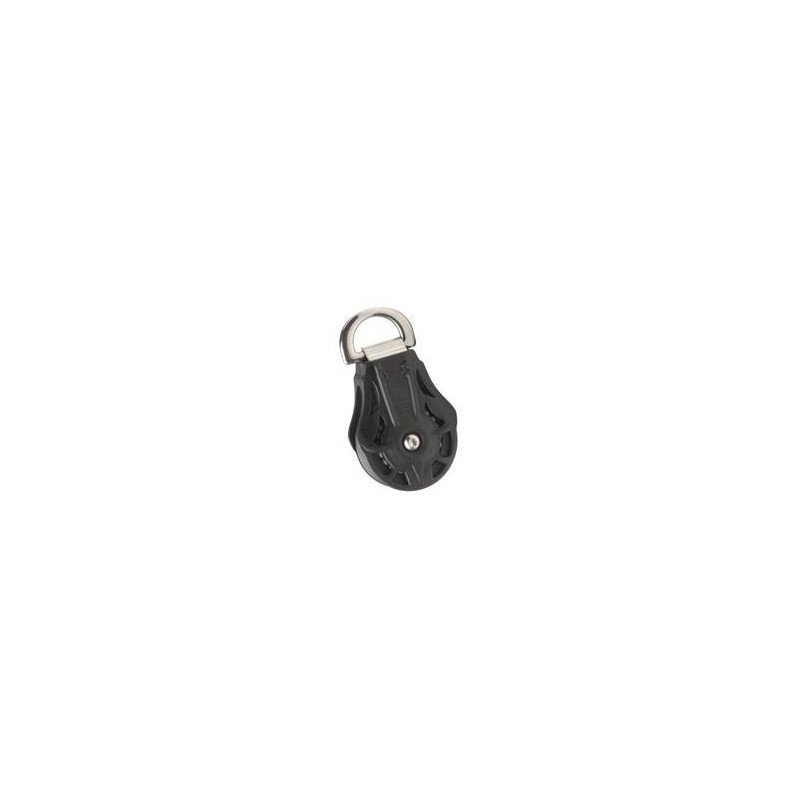 WICHARD Einfachblock kugell. 45mm, Seil 10mm, D-Ring
