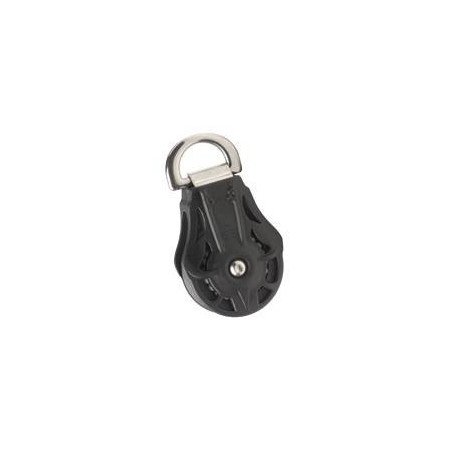 WICHARD Einfachblock kugell. 45mm, Seil 10mm, D-Ring