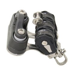 BARTON Dreifachblock kugell. 20mm, Seil 5mm, Wirbelsch, U-Bügel, Klemme