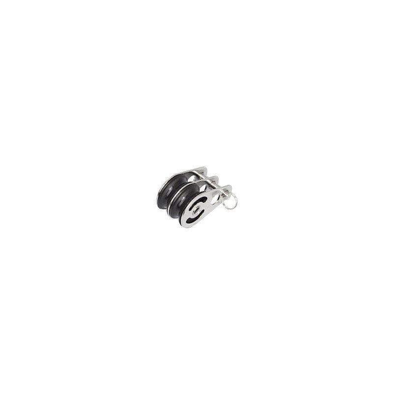SEA SURE Doppelblock gleitl. 25mm, Seil 8mm, Steckbolzen SEA SURE Doppelblock gleitl. 25mm, Seil 8mm, Steckbolzen