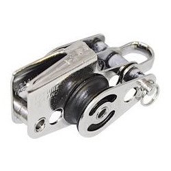 SEA SURE Dreifachblock gleitl. 25mm, Seil 8mm, Schäkel, U-Bügel, V-Klemme