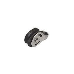 SEA SURE Einfachblock gleitl. 20mm, Seil 4mm, Carbonrolle, Auge