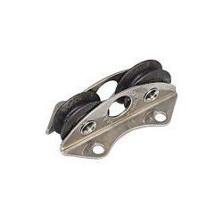 SEA SURE Doppel-Decksblock gleitl. 20mm, Seil 4mm, Carbonrolle