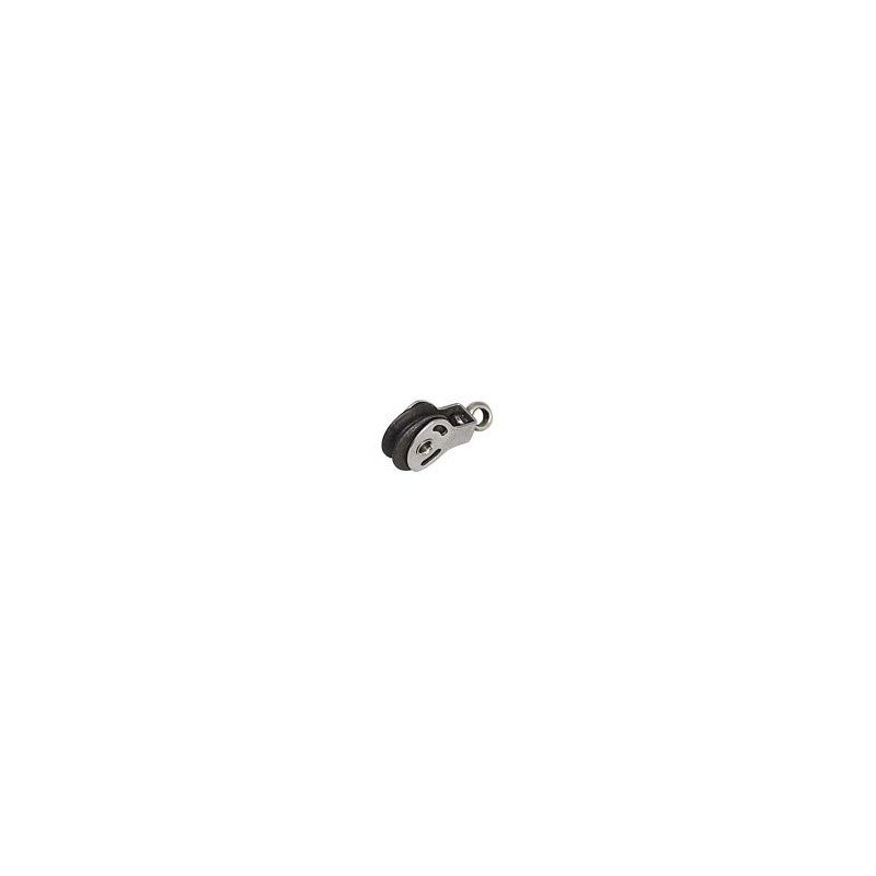 SEA SURE Einfachblock gleitl. 20mm, Seil 4mm, Carbonrolle, Wirbelauge SEA SURE Einfachblock gleitl. 20mm, Seil 4mm, Carbonrolle, Wirbelauge