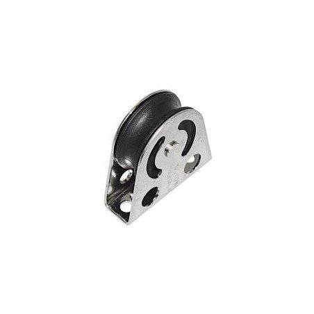 SEA SURE Einfach-Bockrolle gleitl. 38mm, Seil 10mm, Carbonrolle