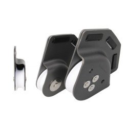 SEA SURE Reffblock asym. gleitl. Alu 42mm, Seil 8mm