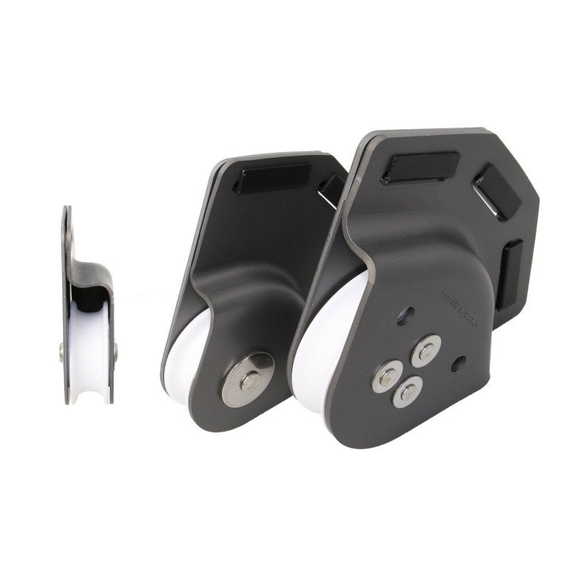 SEA SURE Reffblock asym. gleitl. Alu 42mm, Seil 8mm
