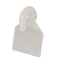 SEA SURE Persenninghaken zum Aufnähen Kunststoff 50x38mm weiß 100St.