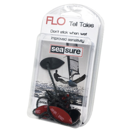 SEA SURE Flo Tell Tales Trimmfäden Nylon schwarz 6St.