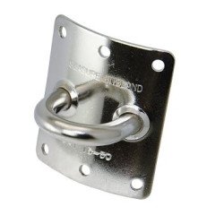 SEA SURE Mastplatte A4 9,5mm, 73x65mm, für Mast 150mm