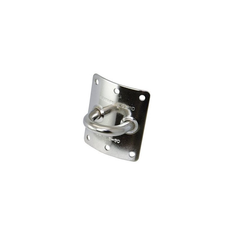 SEA SURE Mastplatte A4 9,5mm, 73x65mm, für Mast 150mm