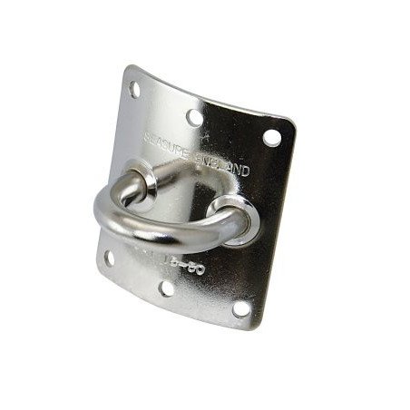 SEA SURE Mastplatte A4 9,5mm, 73x65mm, für Mast 150mm