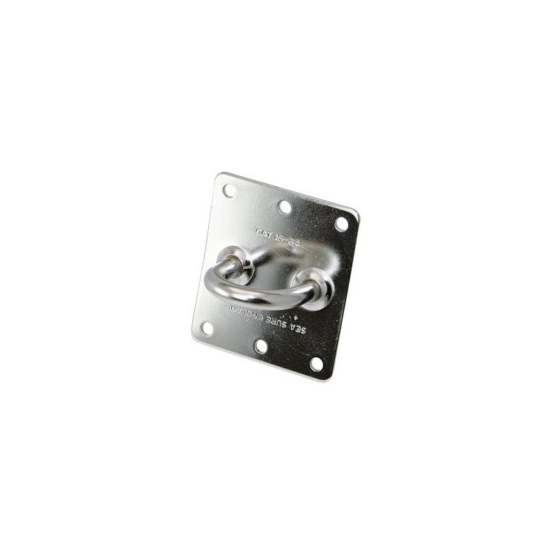 SEA SURE Mastplatte A4 8mm, 64x73mm, Grundplatte flach