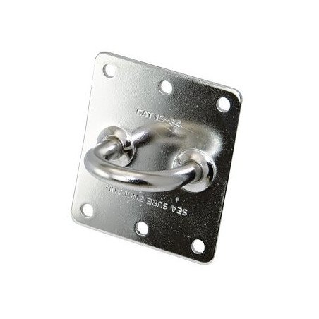 SEA SURE Mastplatte A4 8mm, 64x73mm, Grundplatte flach