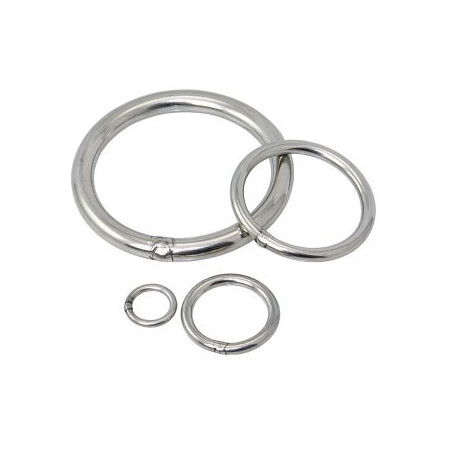 SEA SURE Rundring unpoliert A4 8x60mm