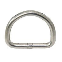 SEA SURE D-Ring unpoliert A4 6x50mm