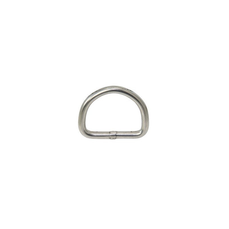 SEA SURE D-Ring unpoliert A4 6x50mm