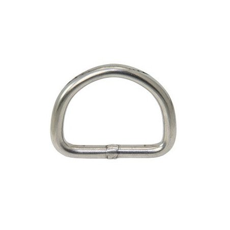 SEA SURE D-Ring unpoliert A4 6x50mm