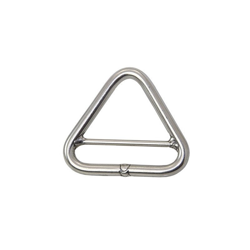 SEA SURE Triangel-Ring mit Steg unpoliert A4 6x50mm, iL:44mm