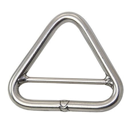 SEA SURE Triangel-Ring mit Steg unpoliert A4 6x50mm, iL:44mm