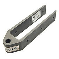 SEA SURE Ruderbeschlag mit Muffe Alu Loch 8mm, iB:25mm