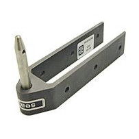 SEA SURE Ruderbeschlag mit Stift Alu Pin 8x46mm, iB:25mm